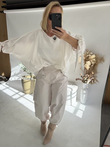 Halenka LUX UNI size-krémová