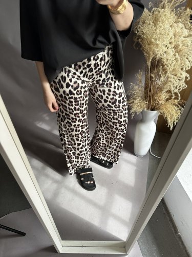 Kalhoty elastické natahovací-gepard