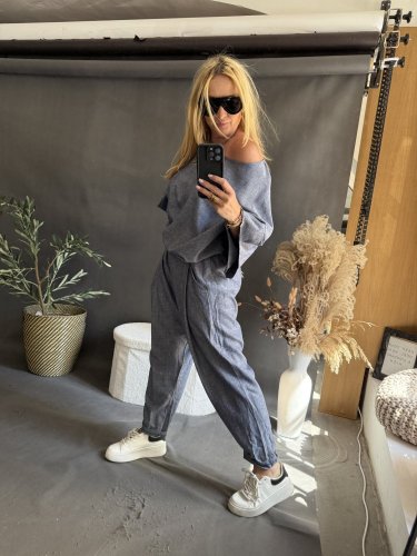 Džínová halenka SUN