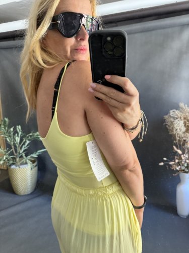 Tielko tenké ramienko-žlté