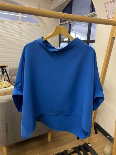 Oversize Halenka/Tunika Kimono-královsky modrá