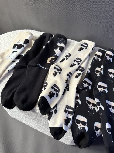 Ponožky Lagerfeld 2 béžové