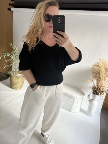 Tepláky Naif-bielé