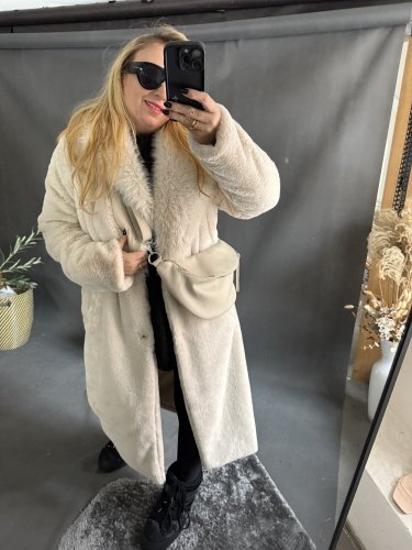 Kabát ICI-krémový