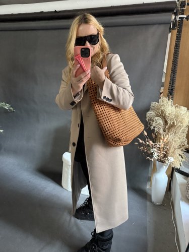 Kabelka NEW MODEL-veľká-cognac