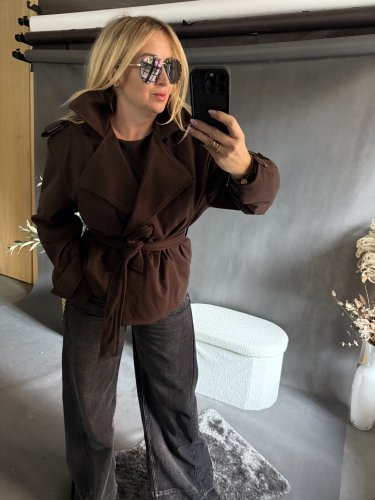 Kabátik Adela s opaskom