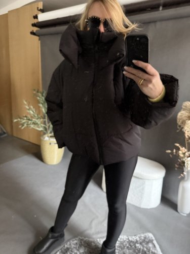 Bunda zimní premium krátká-černá