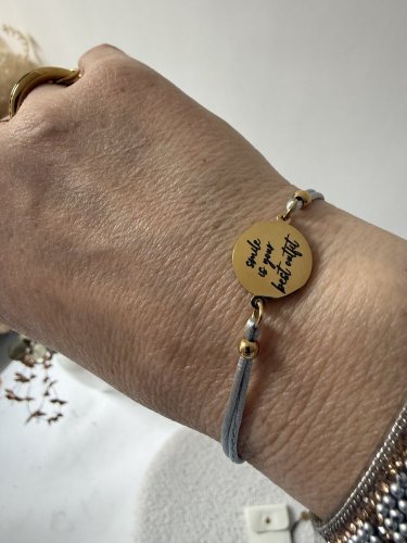 Náramek Fashinity -šedý