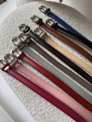 Opasok Donna kožený-orange red