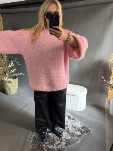 Svetr Mochy-růžový