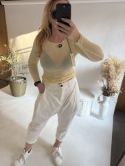 Tričko Cashmere- kašmír -žlutá