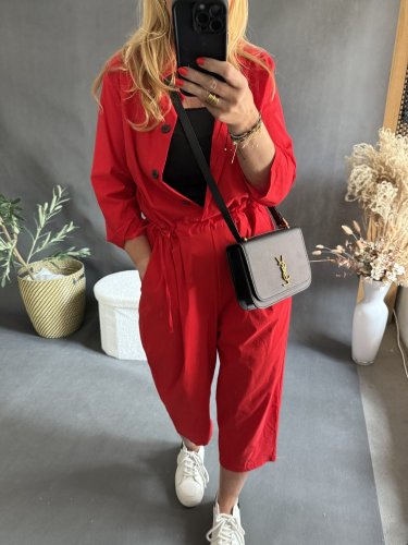 Overal Angel-UNI SIZE-čiervený