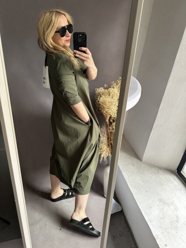 Šaty Alison-Khaki