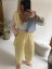 Nohavice Flowy hariem-yellow