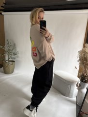 Svetr Goodvibes-UNI SIZE-béžová