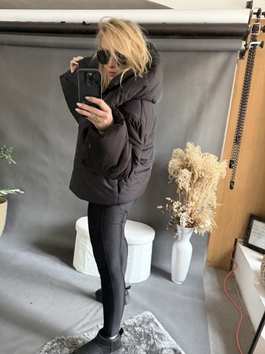 Bunda zimní premium krátká-černá