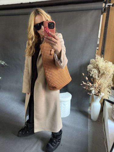 Kabelka NEW MODEL-veľká-cognac