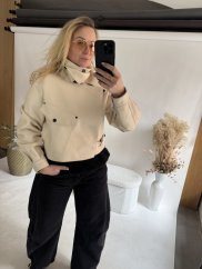 Křivák kožený- cream