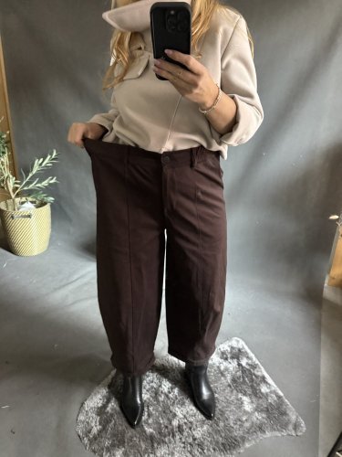 Nohavice Big Sun 3/4 dĺžka-hnedé