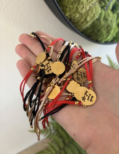 Náramek Fashinity-červený