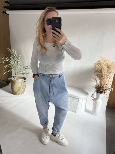 Tričko Cashmere- kašmír -světle modrá