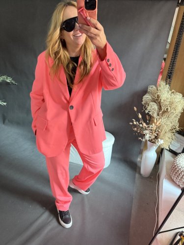 Komplet jarná GUSTO-neon růžový