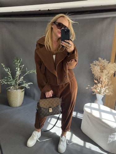 Kabátek Adéla-hnědý