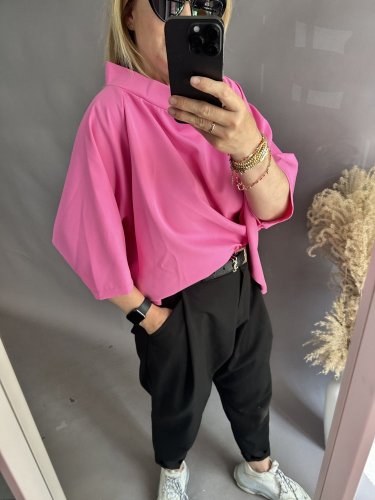 Kimono tričko-růžová