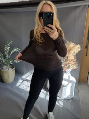 Tričko Cashmere-hnedé