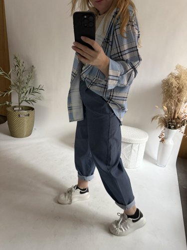 Nohavice v štýle Jeans modré-veľkosť 36 a 38