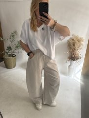 Tepláky Michelle-beige