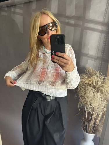 Svetřík Francois-bílý