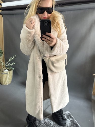 Kabát ICI-krémový