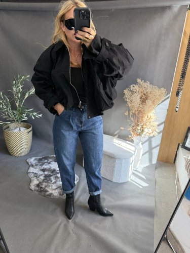 Bomber Mochy -černý