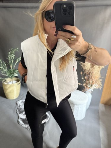 Vesta Crop S/M a L/XL-bílá