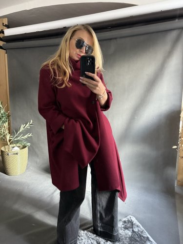 Kabát Sun NEW-bordeaux