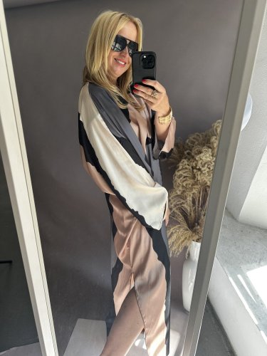 Šaty So Look-čierno-béžovej