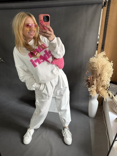 Mikina Mon Cheri-bílá