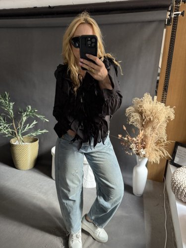 košeľa Leni-čierná