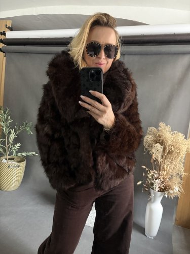 Kožúšok Stella-hnedý