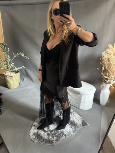 Šaty nastavitelná ramínka Lace