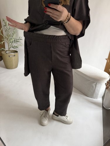 Nohavice Sun s tmavým zadným vreckom