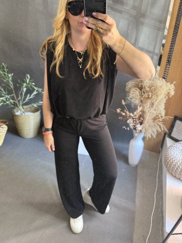 Súprava s vypchávkami pamy-čierná