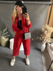 Overal Angel-UNI SIZE-čiervený