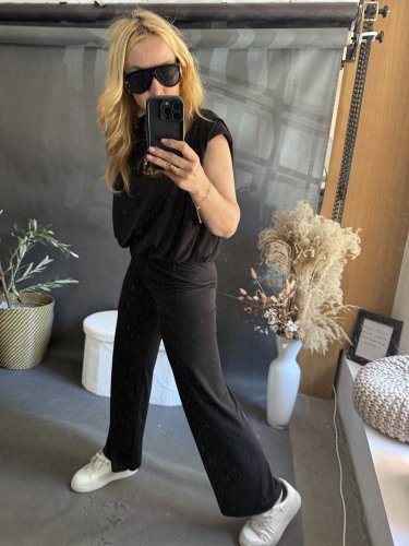 Súprava s vypchávkami pamy-čierná