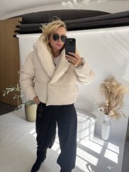 Bunda Golier-beige