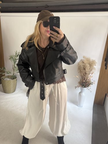 Kalhoty Chicca-bílá