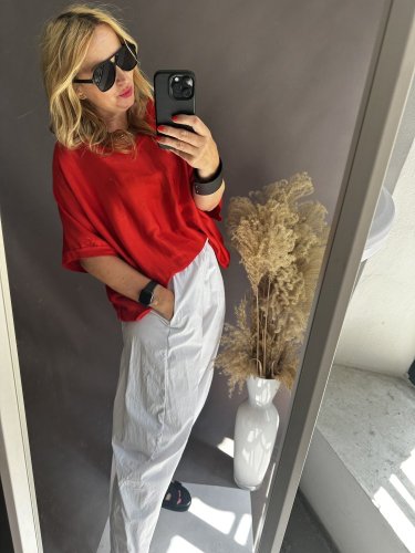 Nohavice Espagnol-bielé