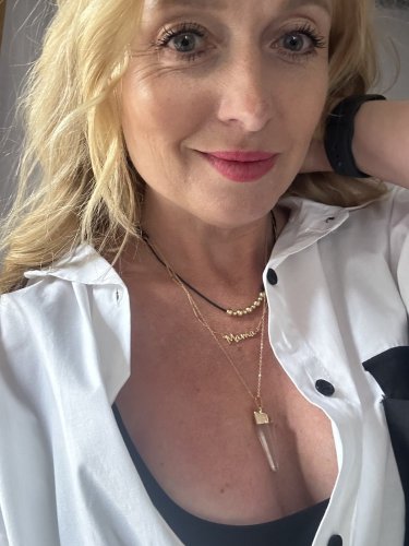 Náhrdelník s kryštálom velký-zlatý