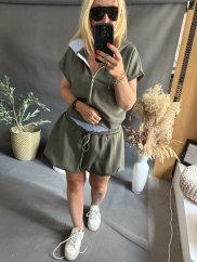 Set mikina a sukně Got to be-khaki